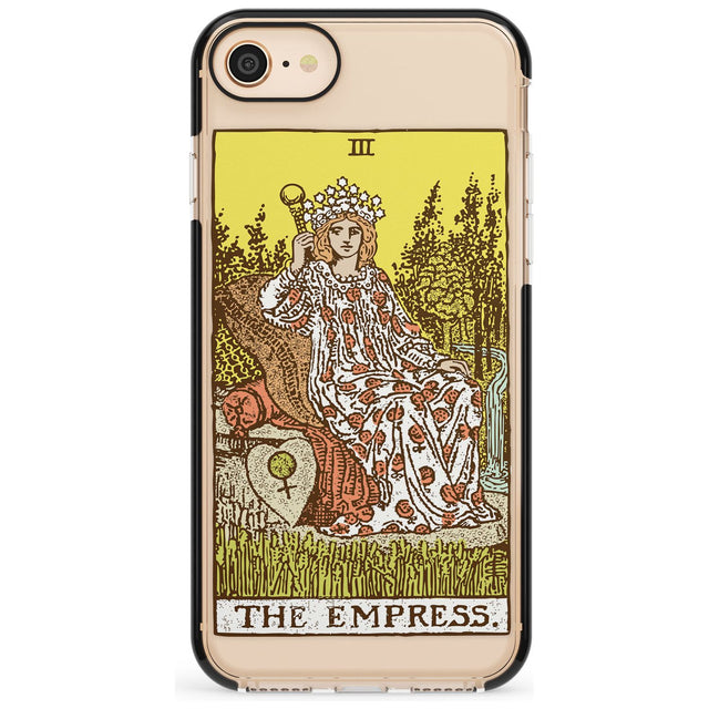 The Empress Tarot Card - Colour Pink Fade Impact Phone Case for iPhone SE 8 7 Plus