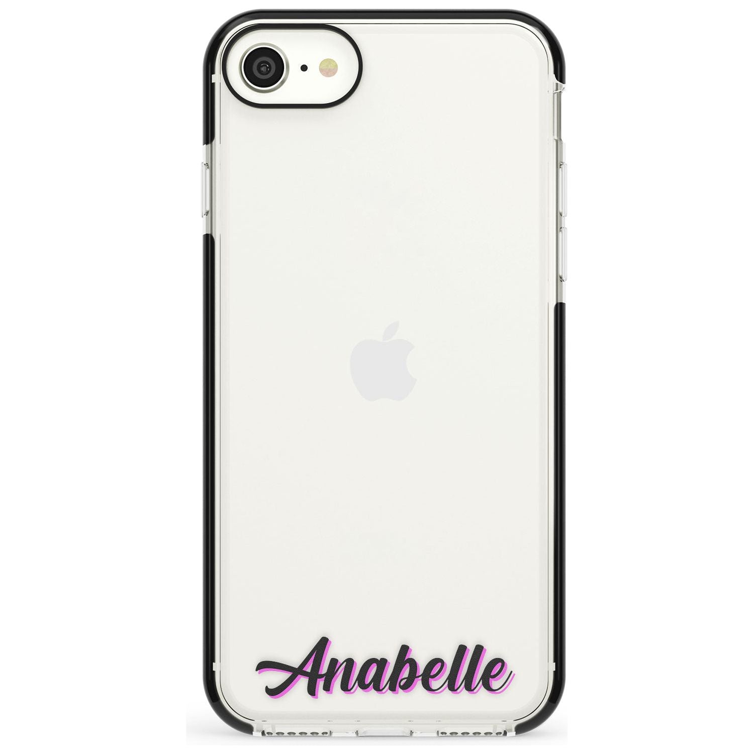 Custom Iphone Case 2B Pink Fade Impact Phone Case for iPhone SE 8 7 Plus