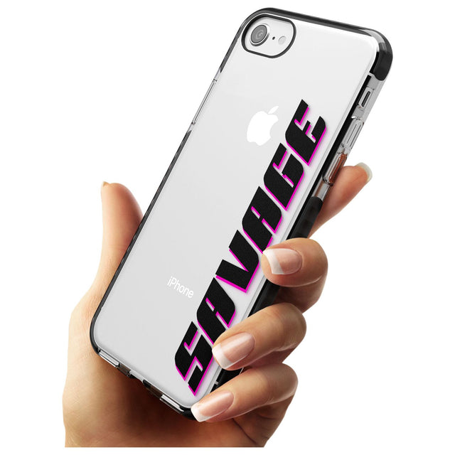 Custom Iphone Case 4C Pink Fade Impact Phone Case for iPhone SE 8 7 Plus