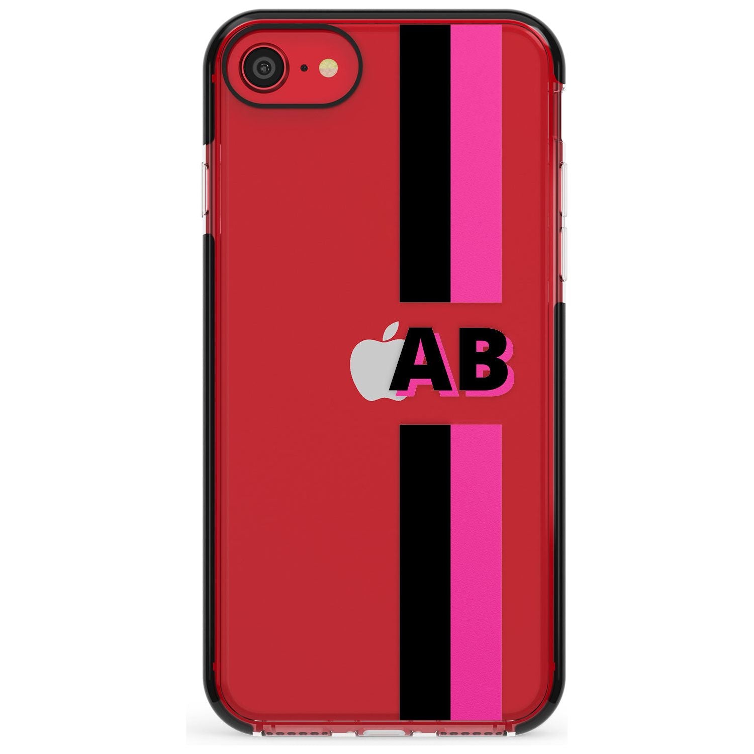 Custom Iphone Case 6D Pink Fade Impact Phone Case for iPhone SE 8 7 Plus