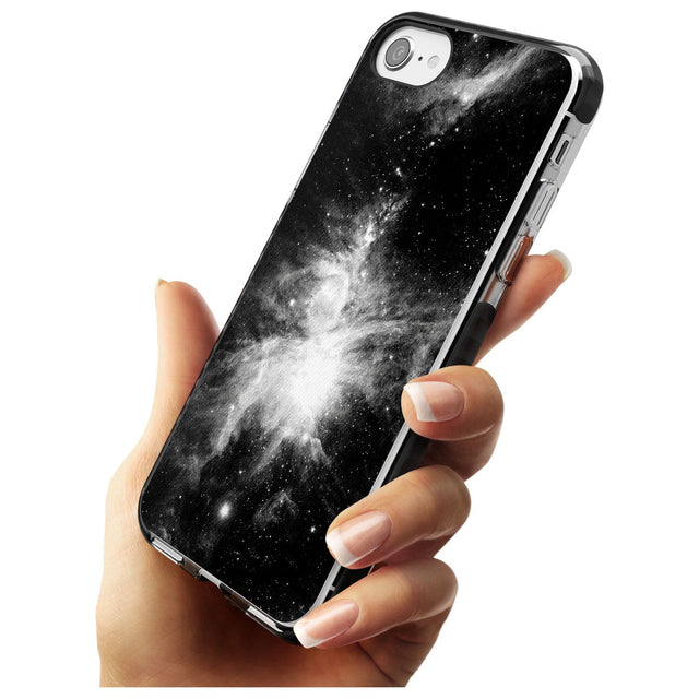 Galaxy Stripe Black Impact Phone Case for iPhone SE 8 7 Plus