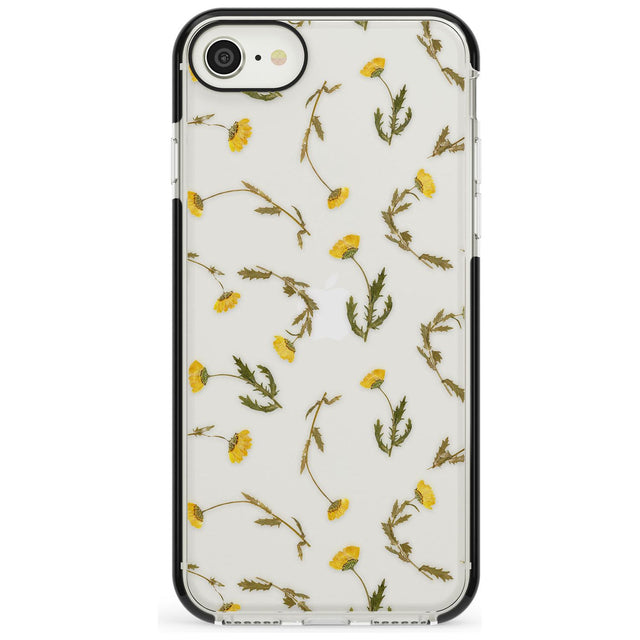 Long Stemmed Wildflowers - Dried Flower-Inspired Black Impact Phone Case for iPhone SE 8 7 Plus
