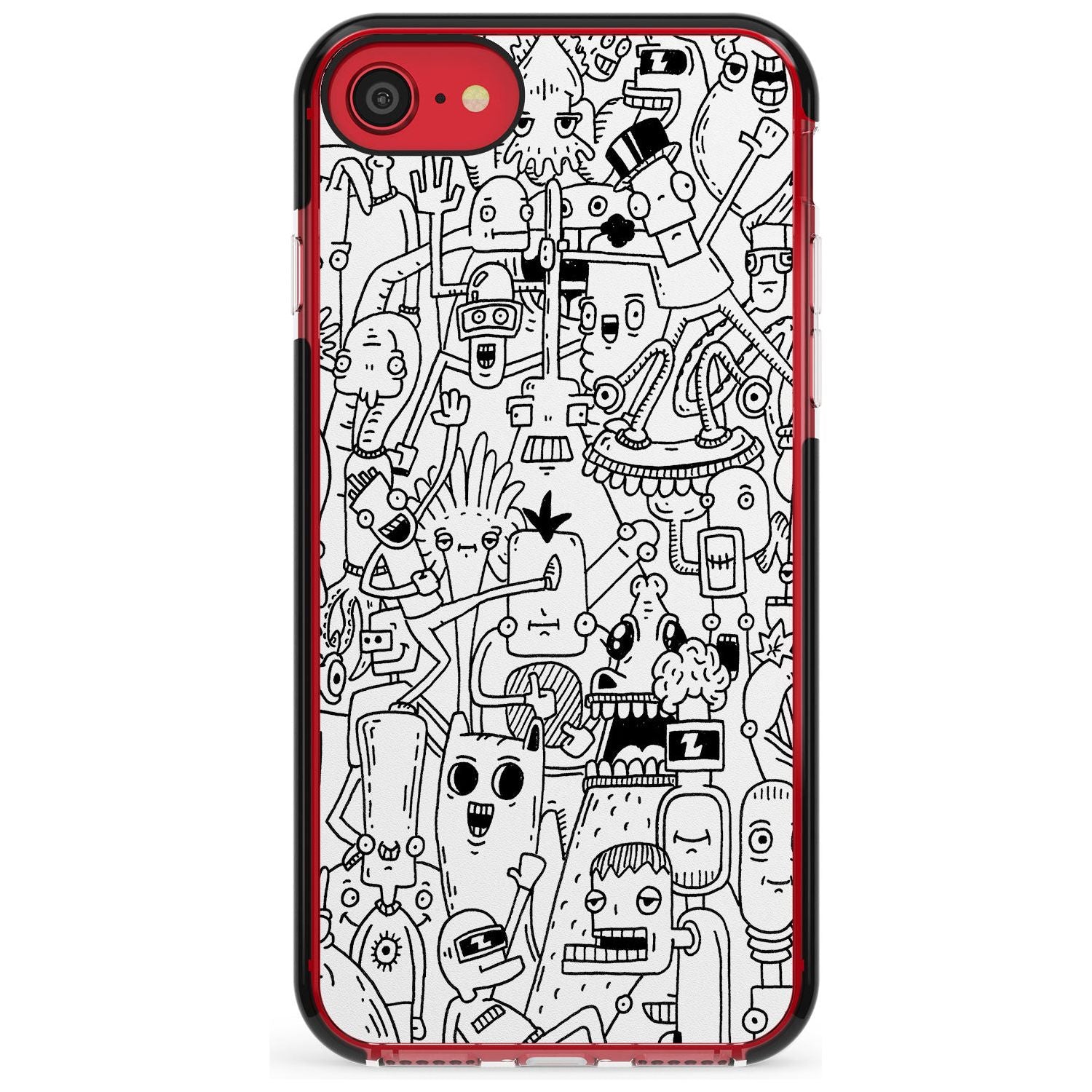 Stack Original Black Impact Phone Case for iPhone SE 8 7 Plus