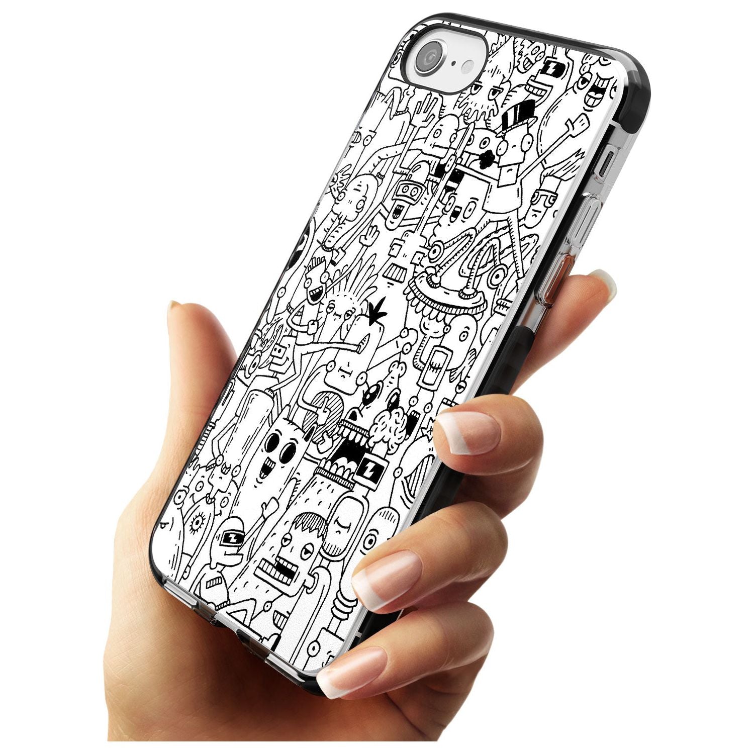 Stack Original Black Impact Phone Case for iPhone SE 8 7 Plus