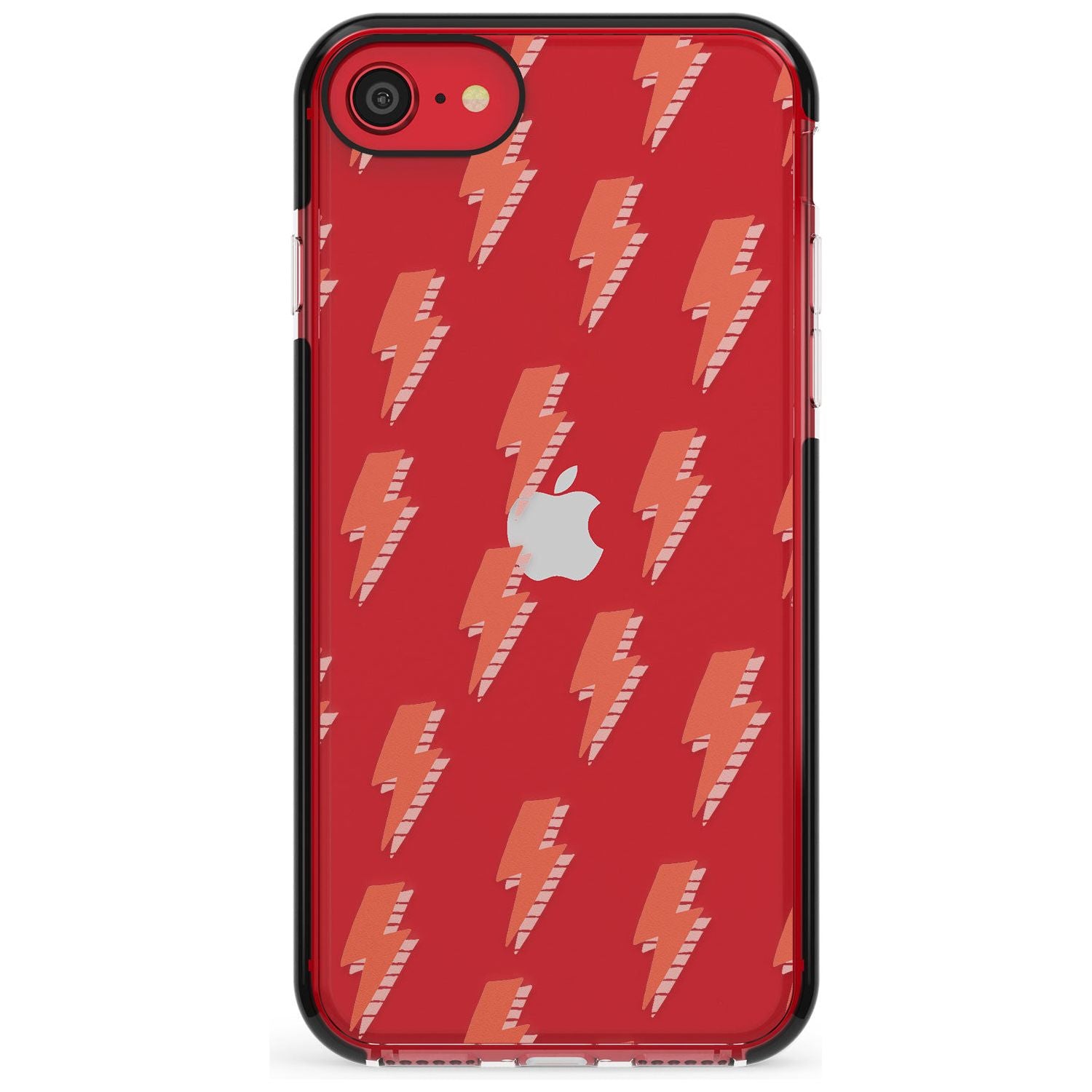 Pop Lightning Pink Fade Impact Phone Case for iPhone SE 8 7 Plus