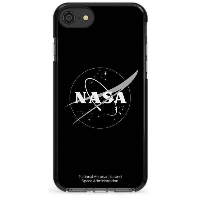 Dark NASA Meatball Black Impact Phone Case for iPhone SE 8 7 Plus