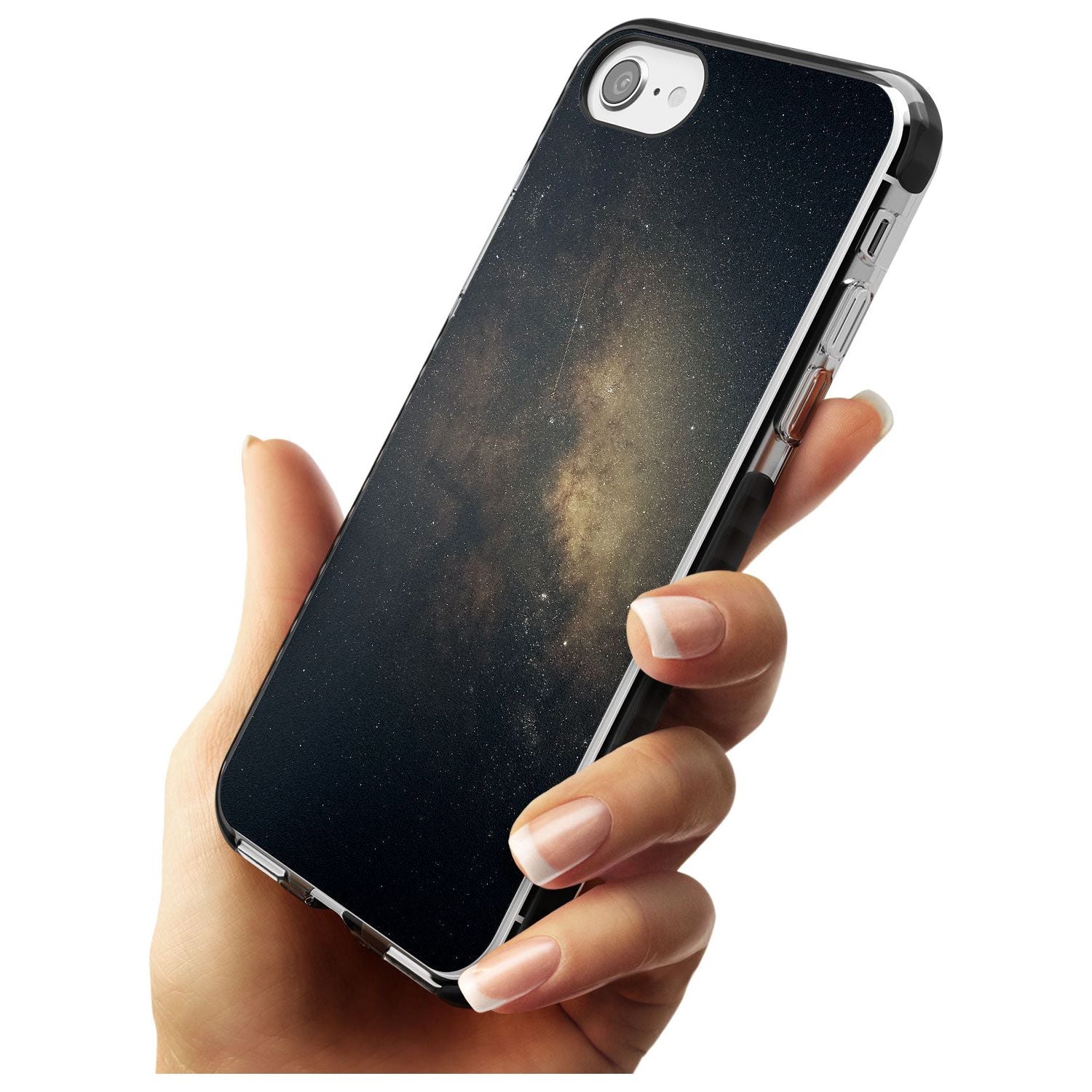 Night Sky Photograph Black Impact Phone Case for iPhone SE 8 7 Plus