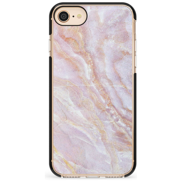 Soft Pink & Yellow Onyx Marble Texture Pink Fade Impact Phone Case for iPhone SE 8 7 Plus