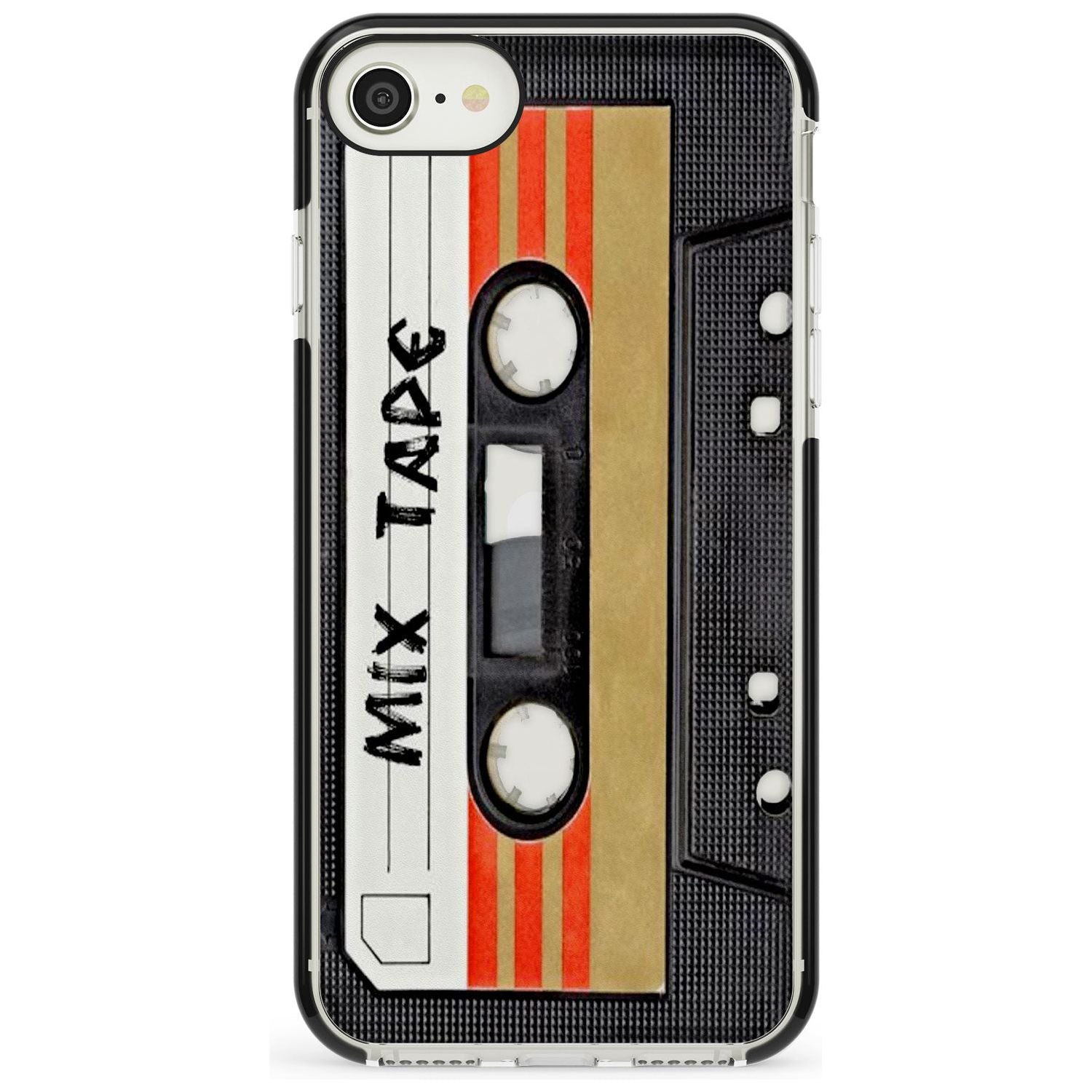 Retro Mix Tape iPhone Case  Black Impact Phone Case - Case Warehouse