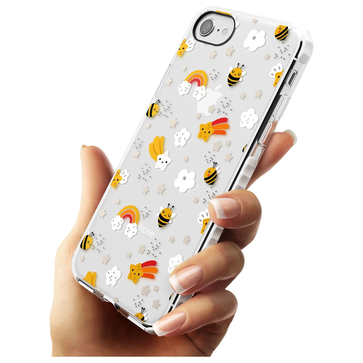 Busy Bee Impact Phone Case for iPhone SE 8 7 Plus