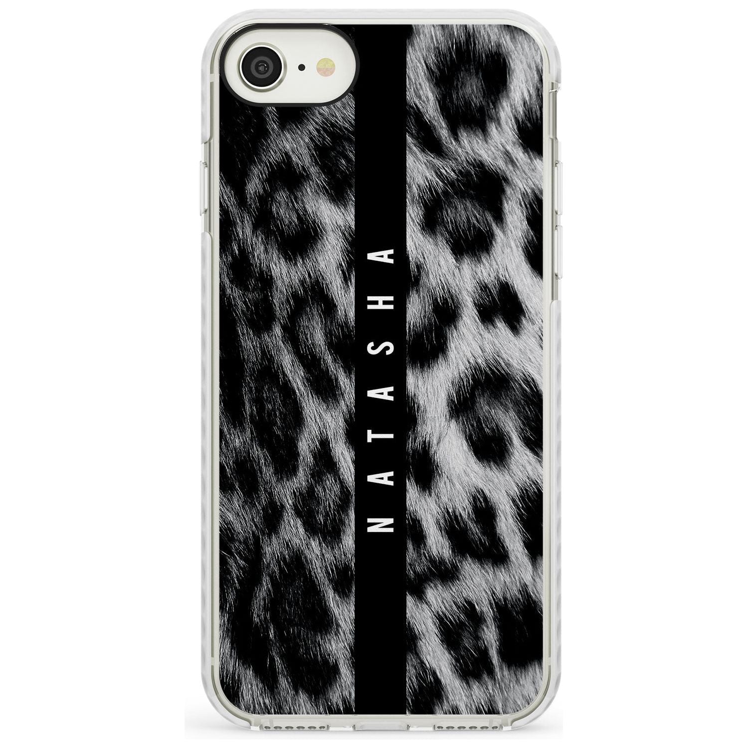 Snow Leopard Print iPhone Case  Impact Case Custom Phone Case - Case Warehouse
