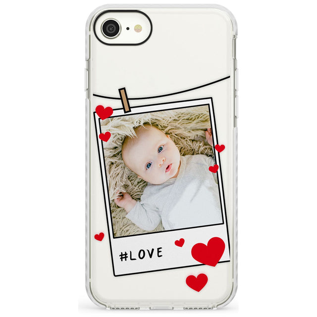 Love Instant Film Slim TPU Phone Case for iPhone SE 8 7 Plus