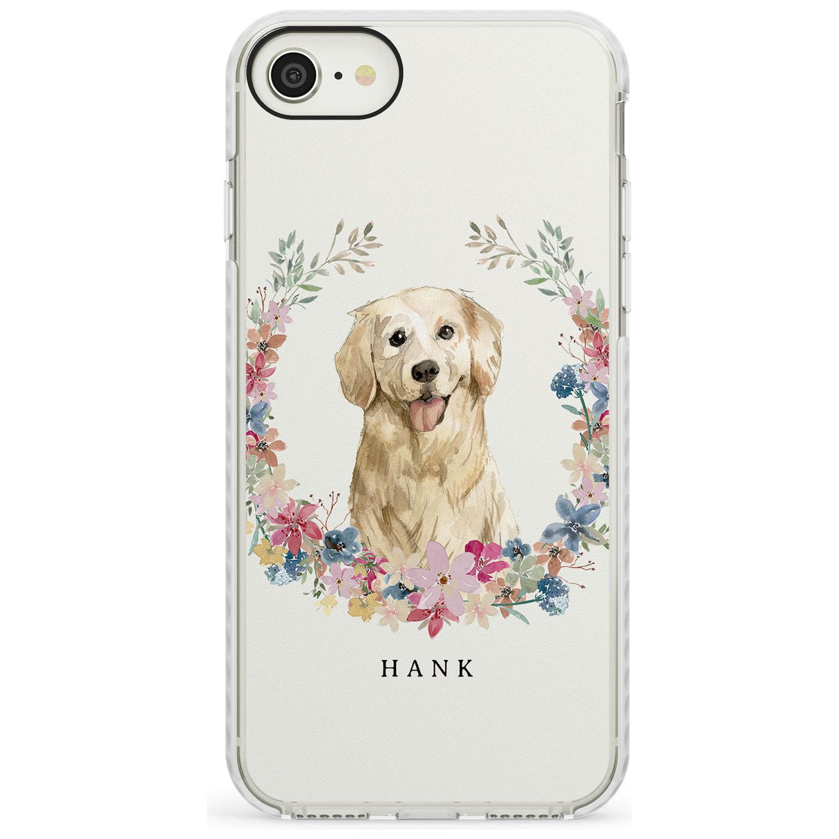 Golden Retriever - Watercolour Dog Portrait Impact Phone Case for iPhone SE 8 7 Plus