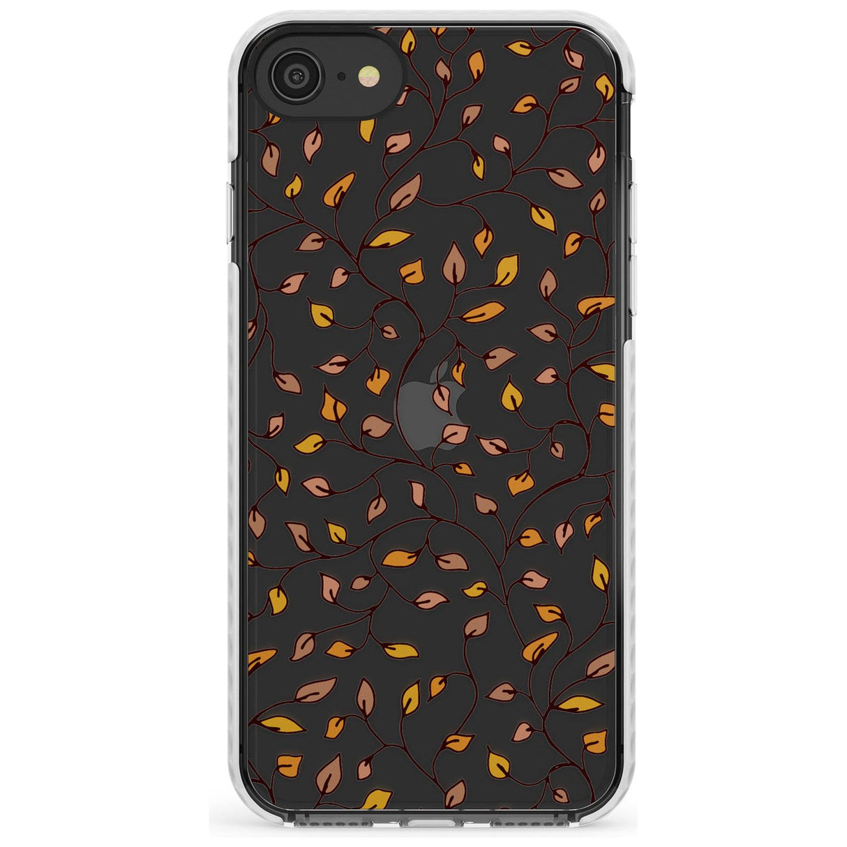 Personalised Autumn Leaves Pattern Impact Phone Case for iPhone SE 8 7 Plus