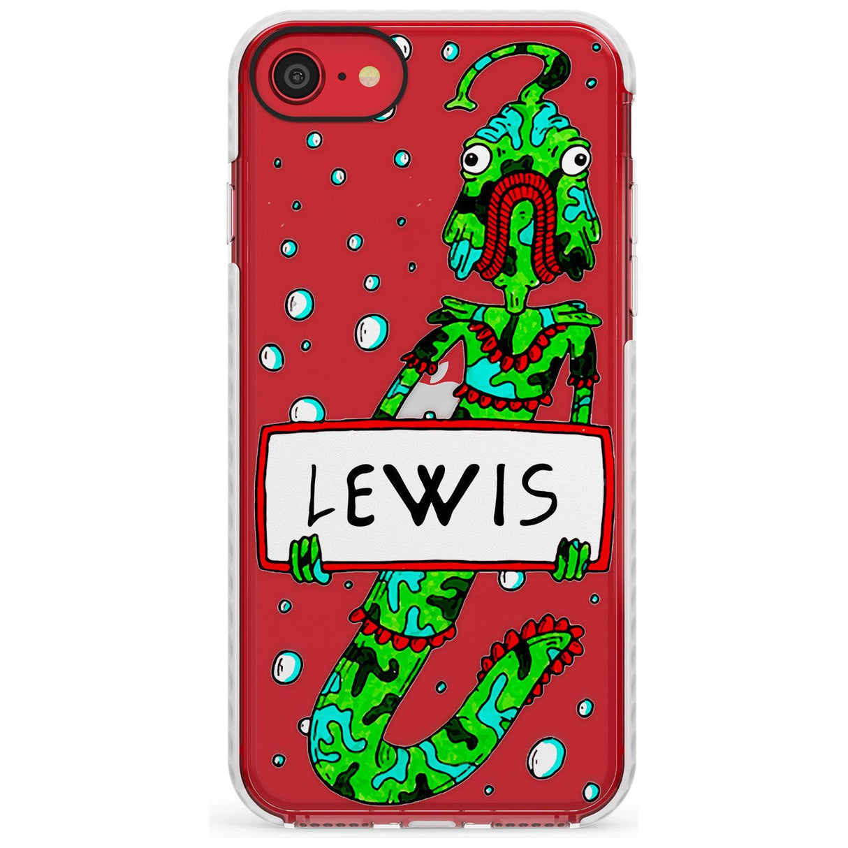 Personalised Custom Fish Boy Impact Phone Case for iPhone SE 8 7 Plus