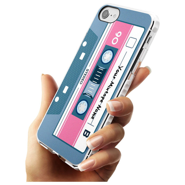 Retro Mixtape Slim TPU Phone Case for iPhone SE 8 7 Plus