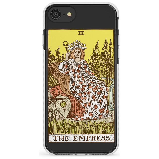 The Empress Tarot Card - Colour Slim TPU Phone Case for iPhone SE 8 7 Plus