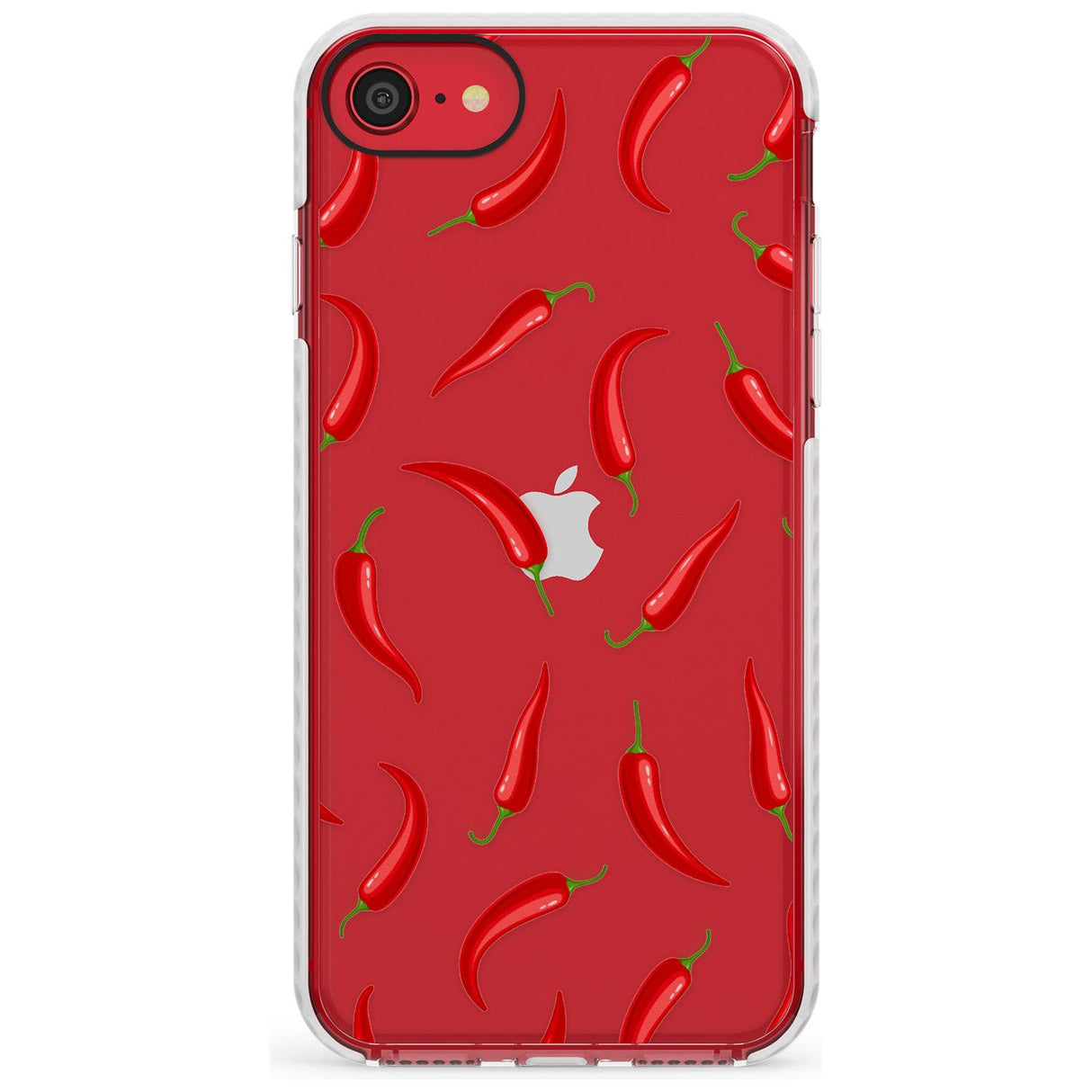 Chilly Pattern Impact Phone Case for iPhone SE 8 7 Plus