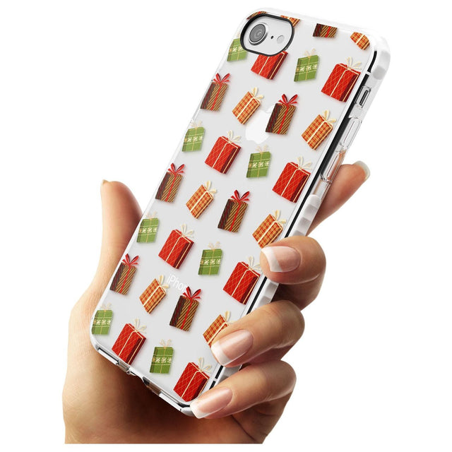 Christmas Presents Pattern Impact Phone Case for iPhone SE 8 7 Plus