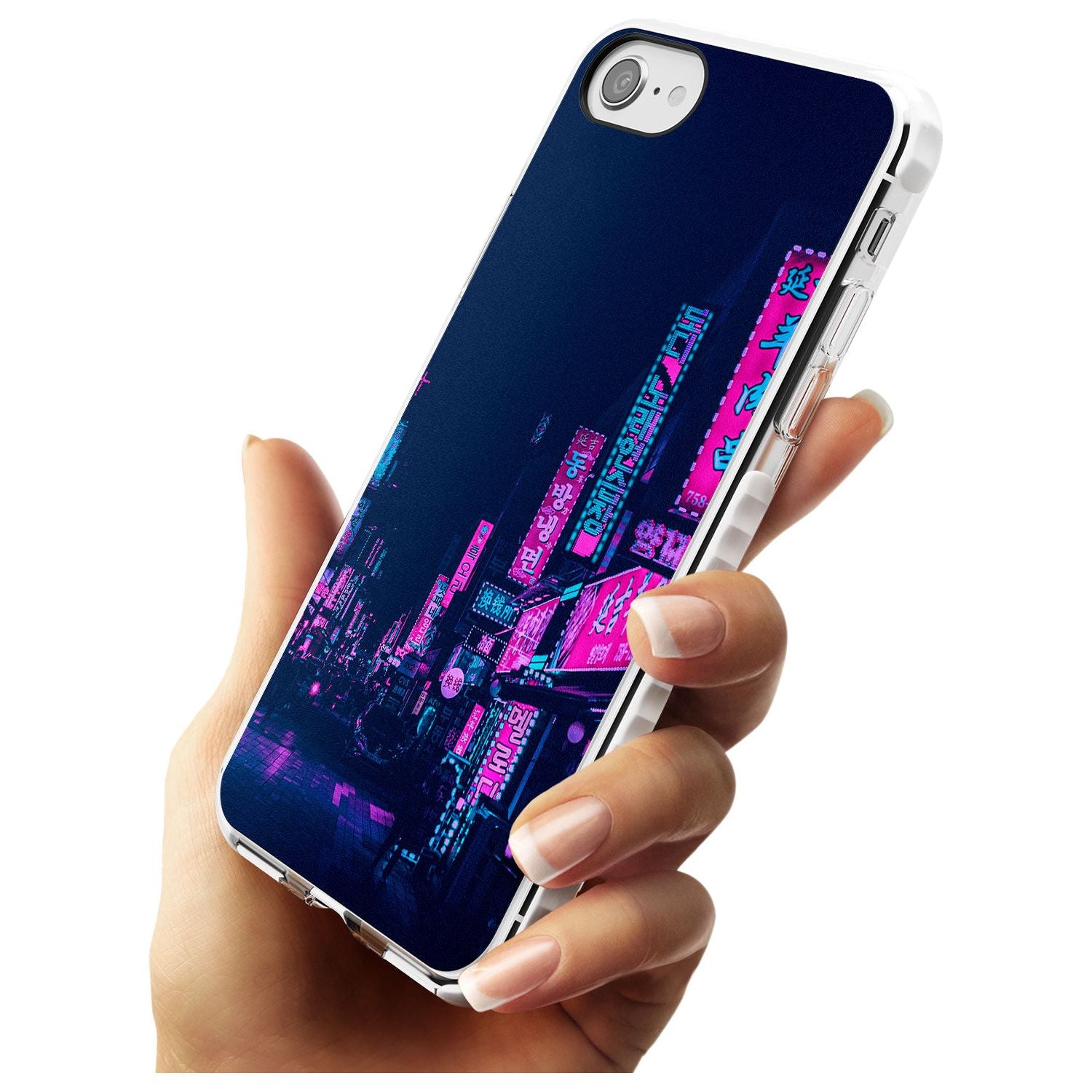Pink & Turquoise - Neon Cities iPhone Case   Phone Case - Case Warehouse