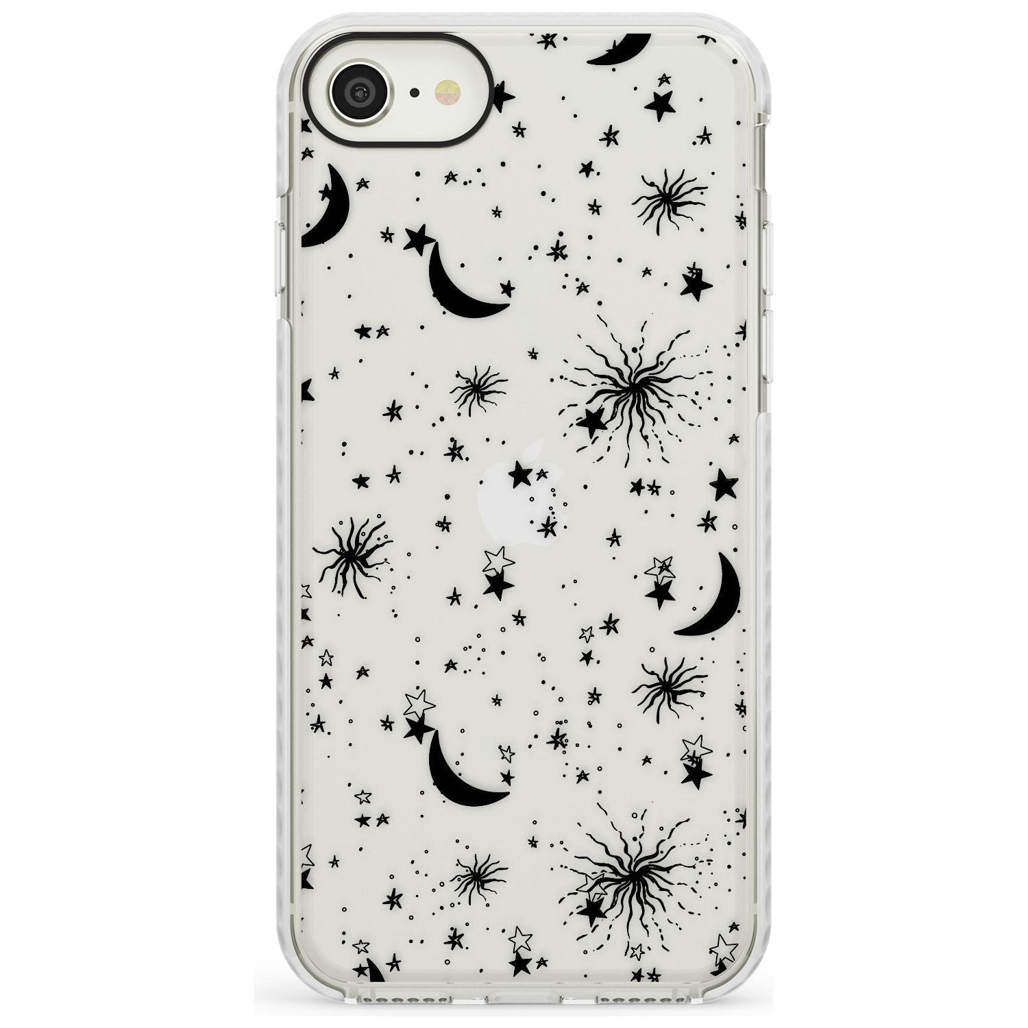Moons & Stars Impact Phone Case for iPhone SE 8 7 Plus