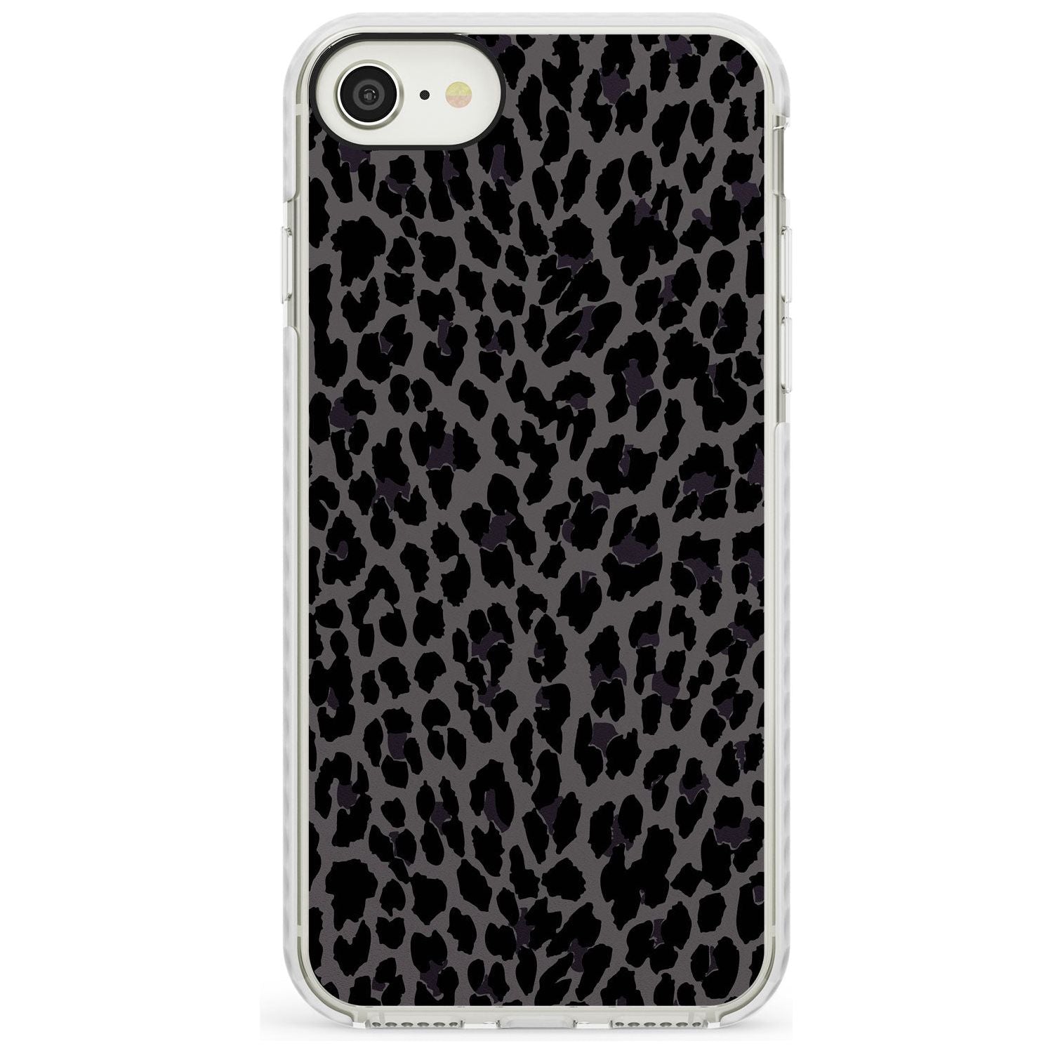Dark Animal Print Pattern Small Leopard Impact Phone Case for iPhone SE 8 7 Plus