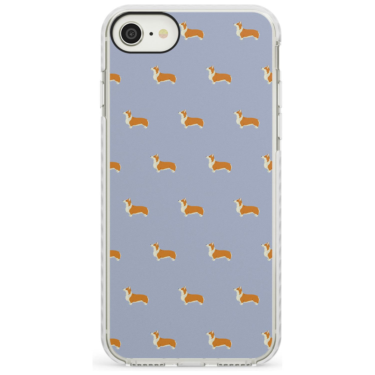 Pembroke Welsh Corgi Dog Pattern Impact Phone Case for iPhone SE 8 7 Plus