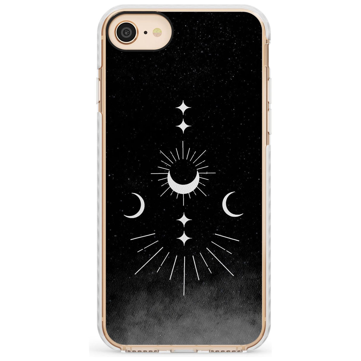 Small Moon Mandala Slim TPU Phone Case for iPhone SE 8 7 Plus