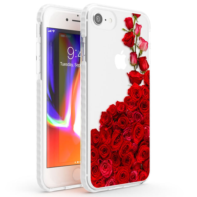 Floral Roses Phone Case iPhone 7/8 / Impact Case,iPhone SE / Impact Case Blanc Space