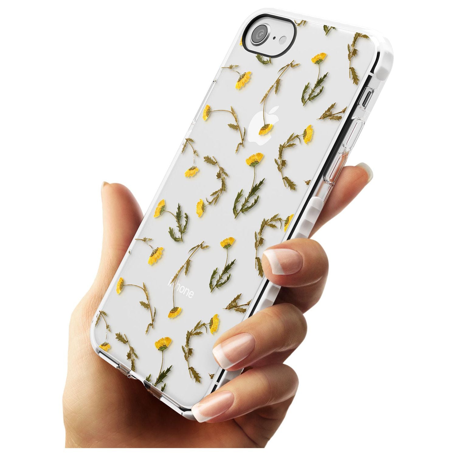 Long Stemmed Wildflowers - Dried Flower-Inspired Impact Phone Case for iPhone SE 8 7 Plus