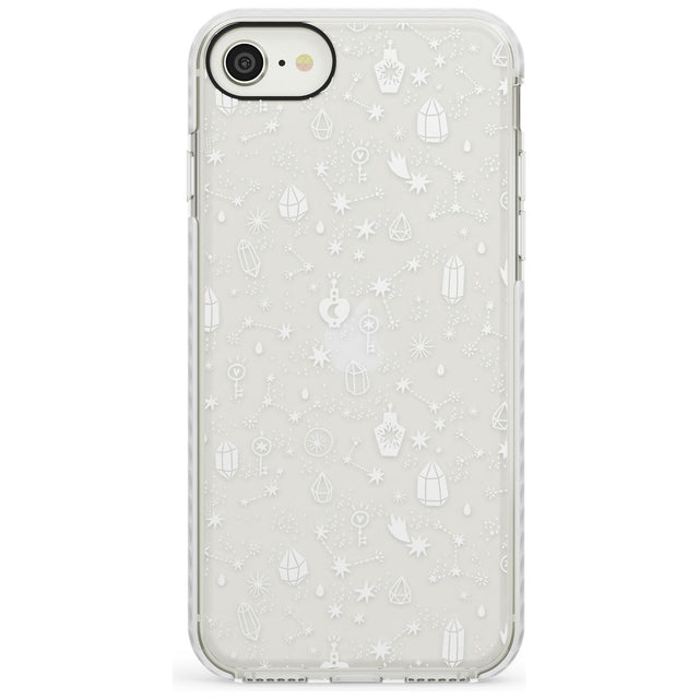 White Magic Impact Phone Case for iPhone SE 8 7 Plus