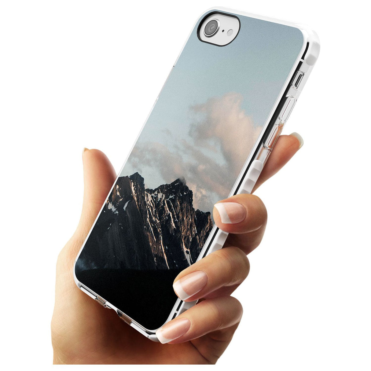 Mountain Range Photograph Impact Phone Case for iPhone SE 8 7 Plus