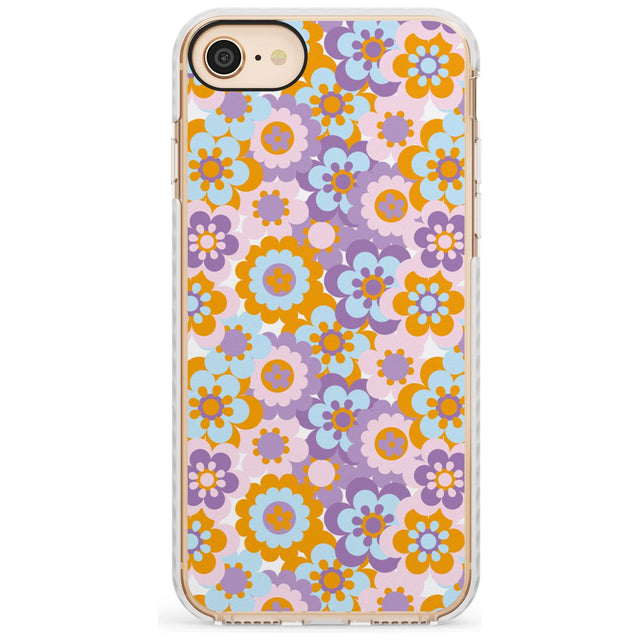 Flower Power Pattern Impact Phone Case for iPhone SE 8 7 Plus