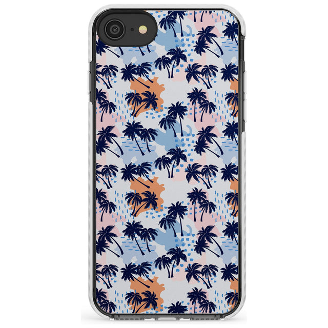 Summer Palm Trees Slim TPU Phone Case for iPhone SE 8 7 Plus