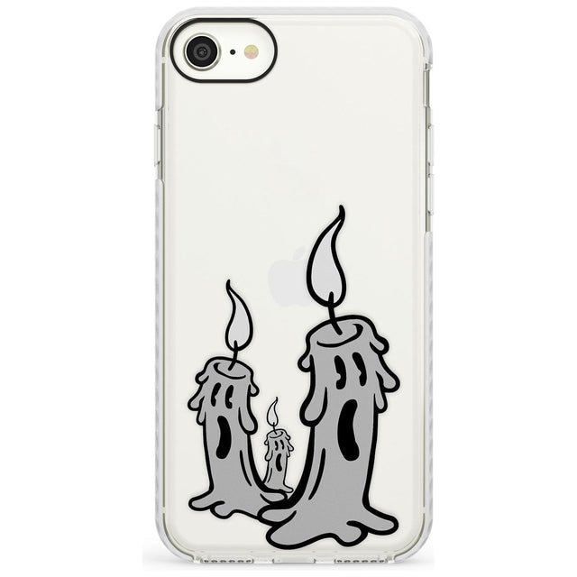Candle Lit Impact Phone Case for iPhone SE 8 7 Plus