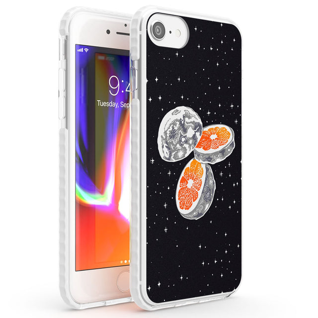 Blood Orange Moon Phone Case iPhone 7/8 / Impact Case,iPhone SE / Impact Case Blanc Space