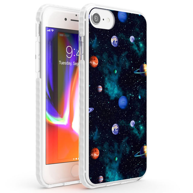 Deep Space Phone Case iPhone 7/8 / Impact Case,iPhone SE / Impact Case Blanc Space
