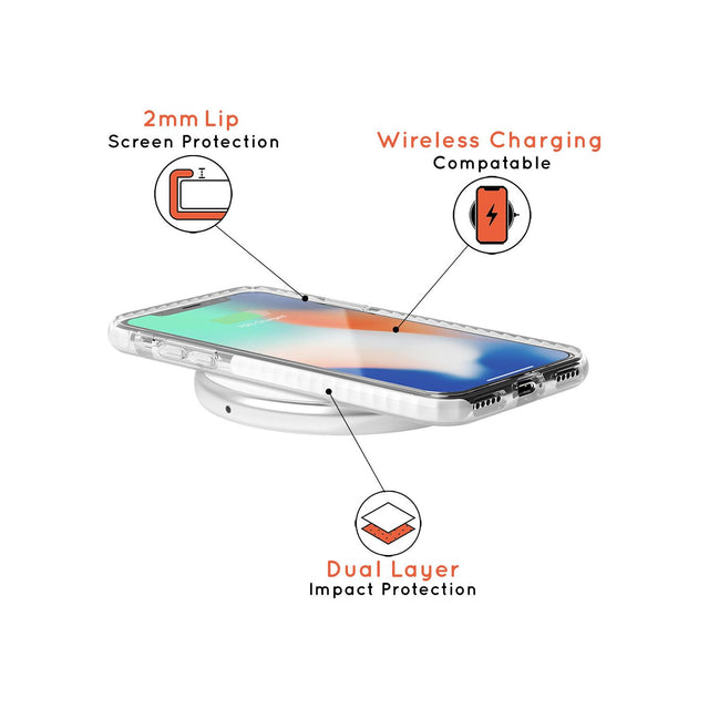 Large Rainbow Mandala Transparent Design Slim TPU Phone Case for iPhone SE 8 7 Plus