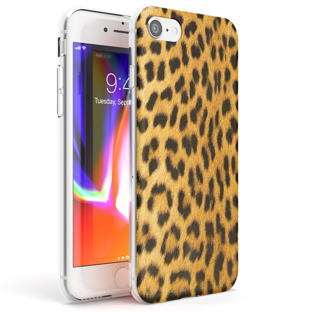 Designer Fashion Gold Leopard Print Phone Case iPhone 7/8 / Clear Case,iPhone SE / Clear Case Blanc Space