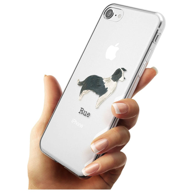 Border Collie Black Impact Phone Case for iPhone SE 8 7 Plus