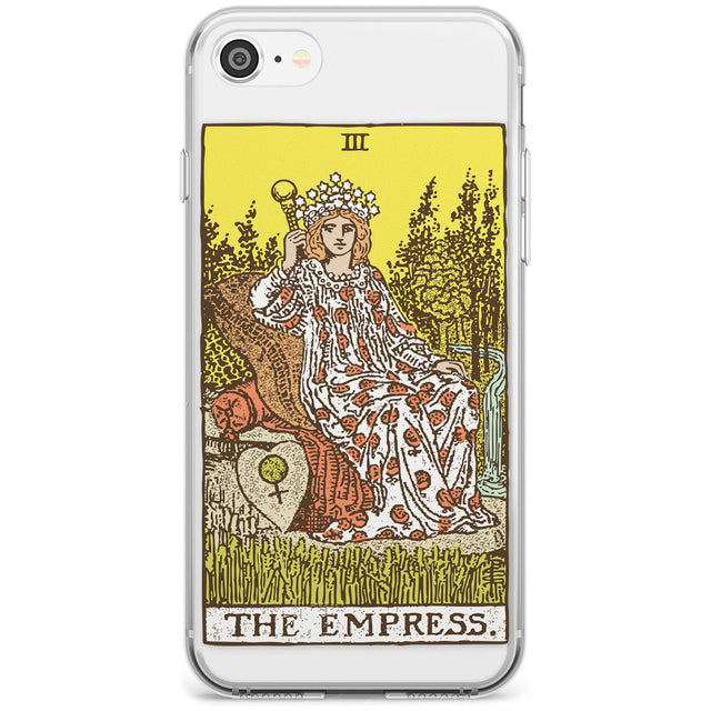 The Empress Tarot Card - Colour Black Impact Phone Case for iPhone SE 8 7 Plus