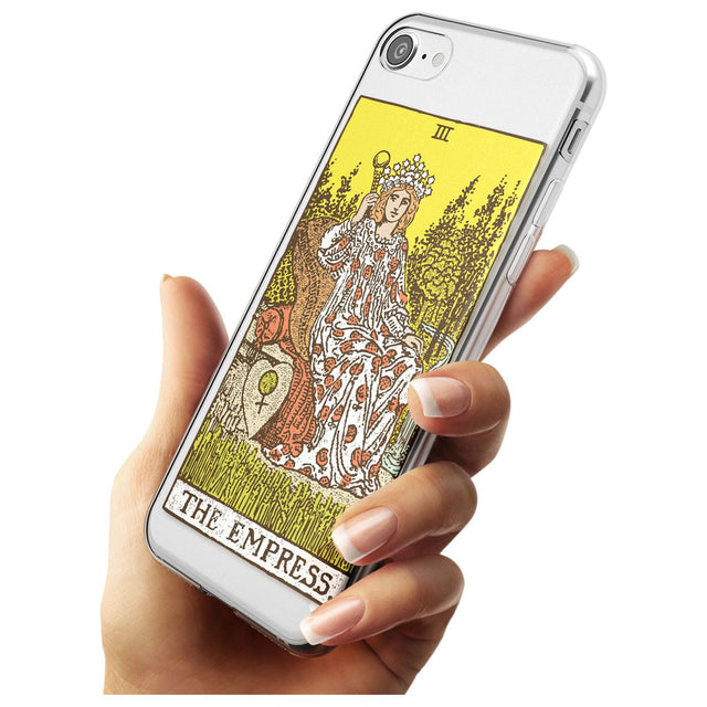 The Empress Tarot Card - Colour Black Impact Phone Case for iPhone SE 8 7 Plus