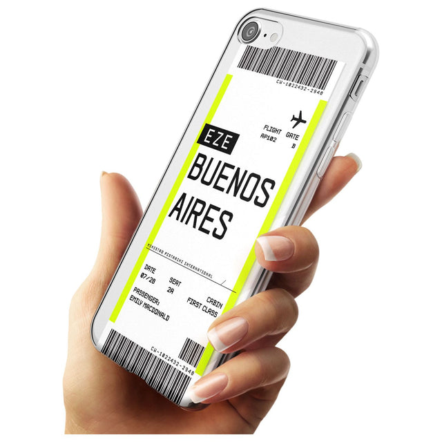 Buenos Aires Boarding Pass iPhone Case   Custom Phone Case - Case Warehouse