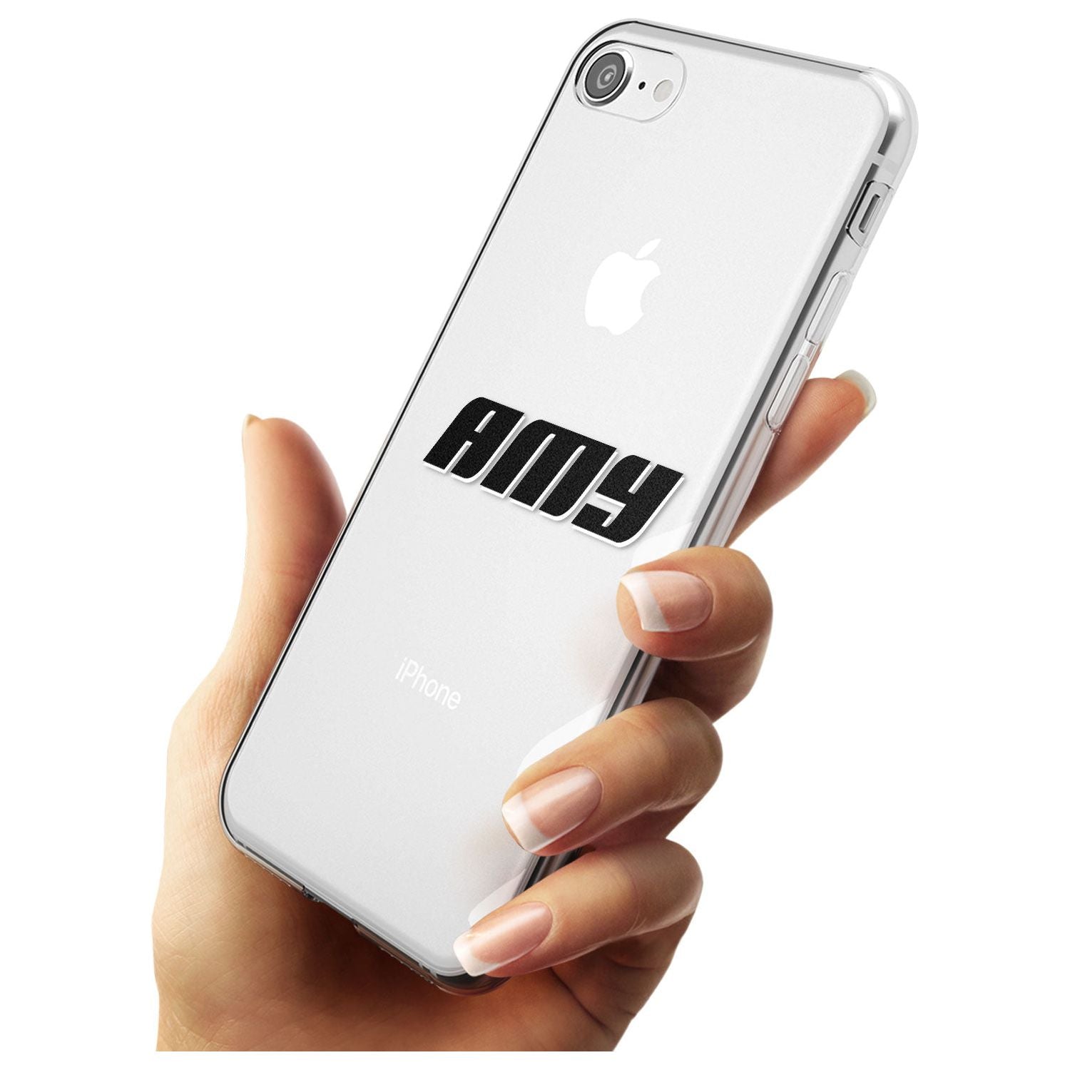 Custom Iphone Case 1C Black Impact Phone Case for iPhone SE 8 7 Plus