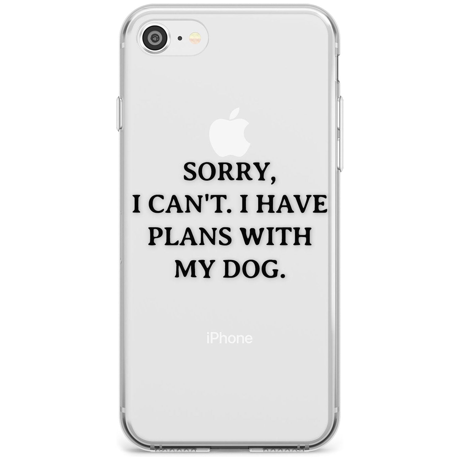 Plans with Dog Slim TPU Phone Case for iPhone SE 8 7 Plus