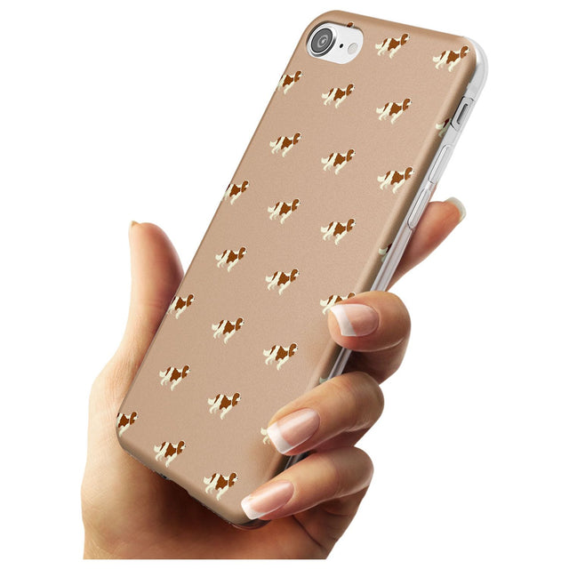 Cavalier King Charles Spaniel Pattern Slim TPU Phone Case for iPhone SE 8 7 Plus