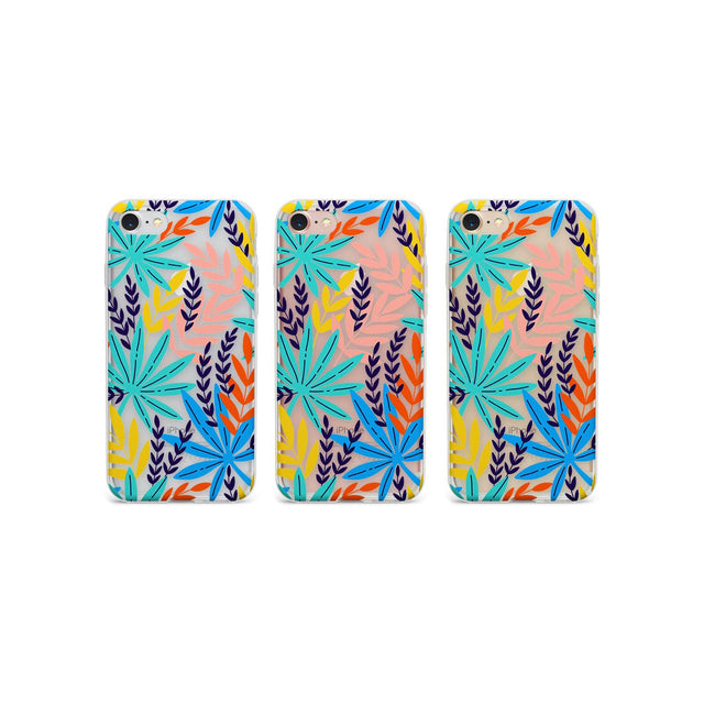Tropical Palm Leaves Phone Case for iPhone SE