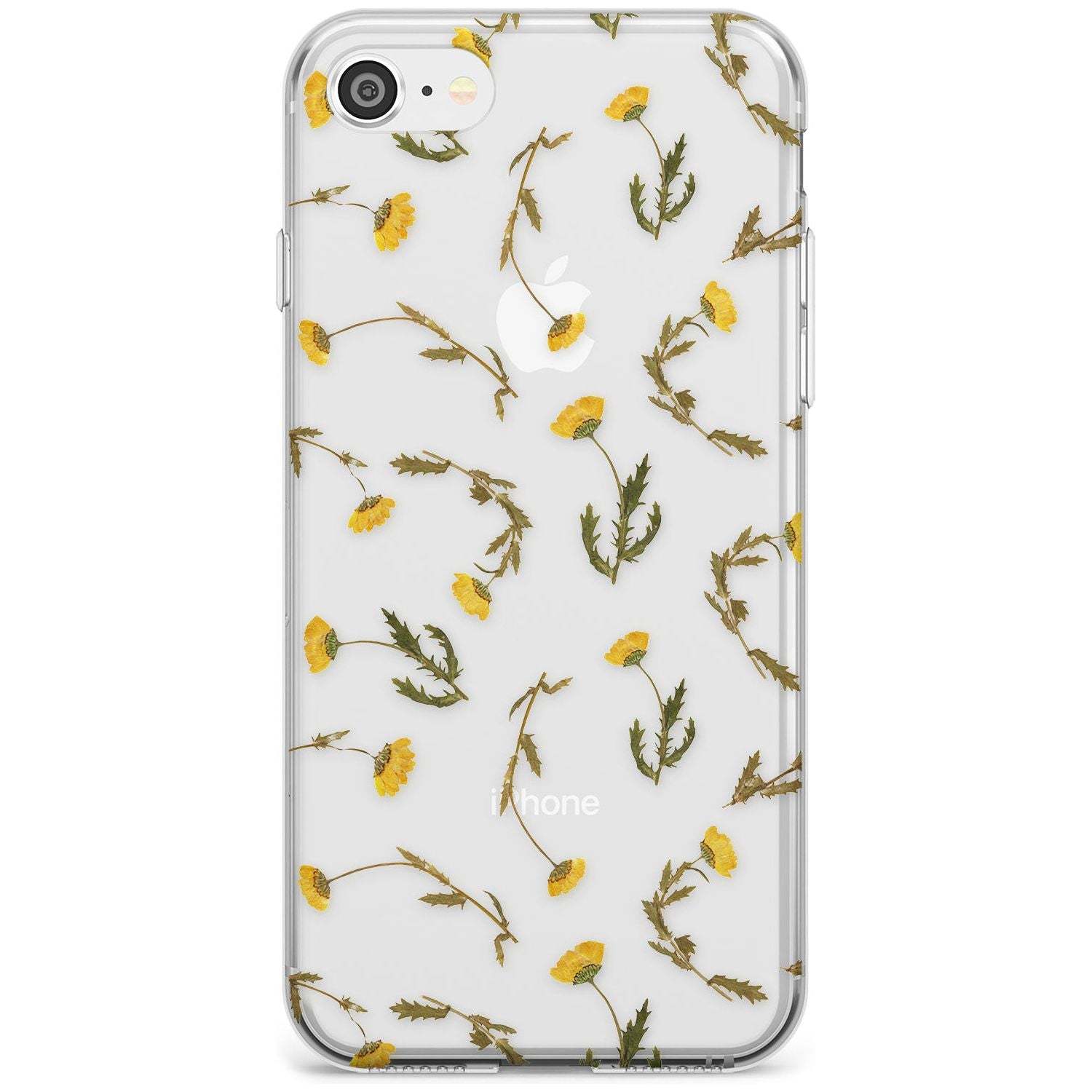 Long Stemmed Wildflowers - Dried Flower-Inspired Slim TPU Phone Case for iPhone SE 8 7 Plus