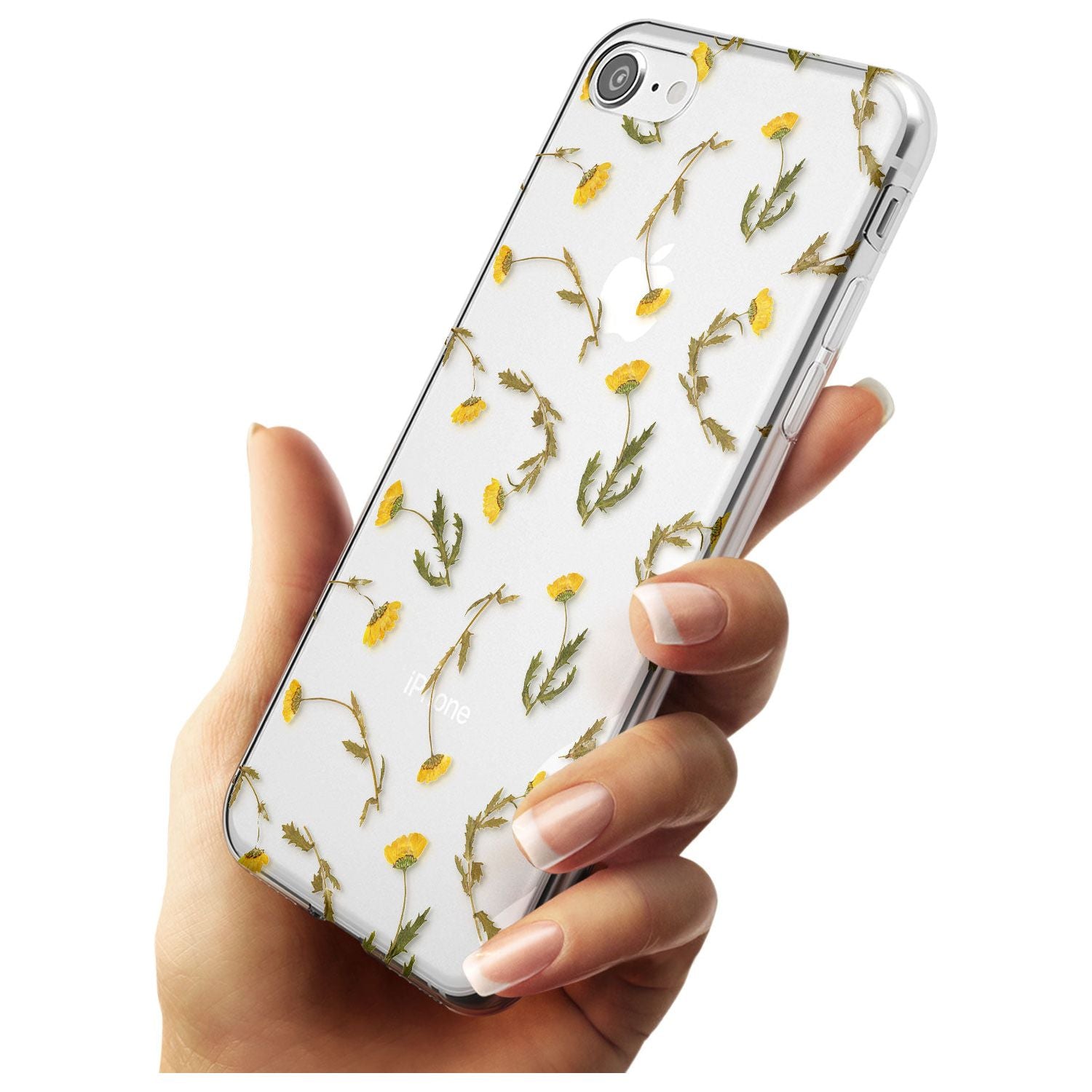 Long Stemmed Wildflowers - Dried Flower-Inspired Slim TPU Phone Case for iPhone SE 8 7 Plus