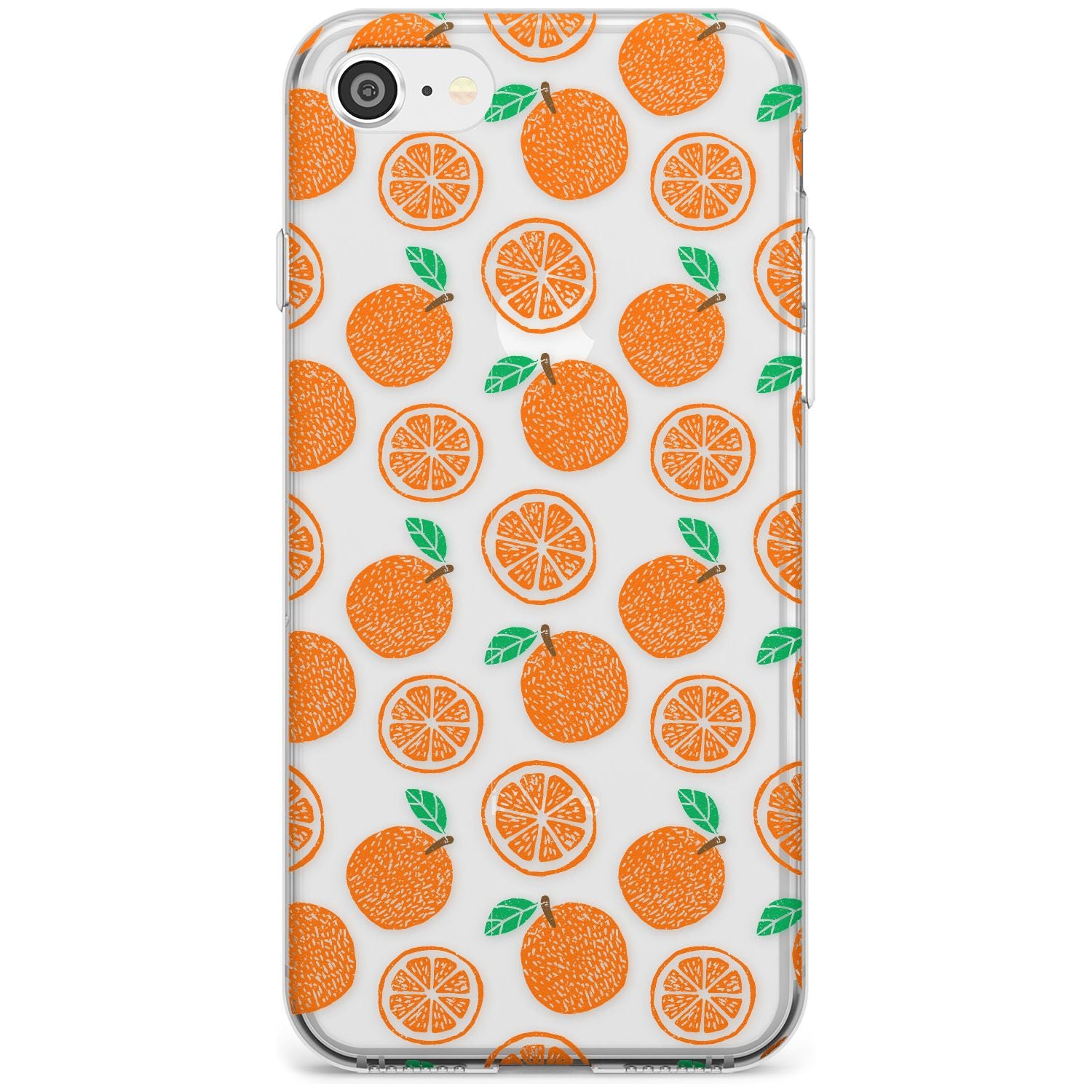 Orange Pattern iPhone Case  Slim Case Phone Case - Case Warehouse